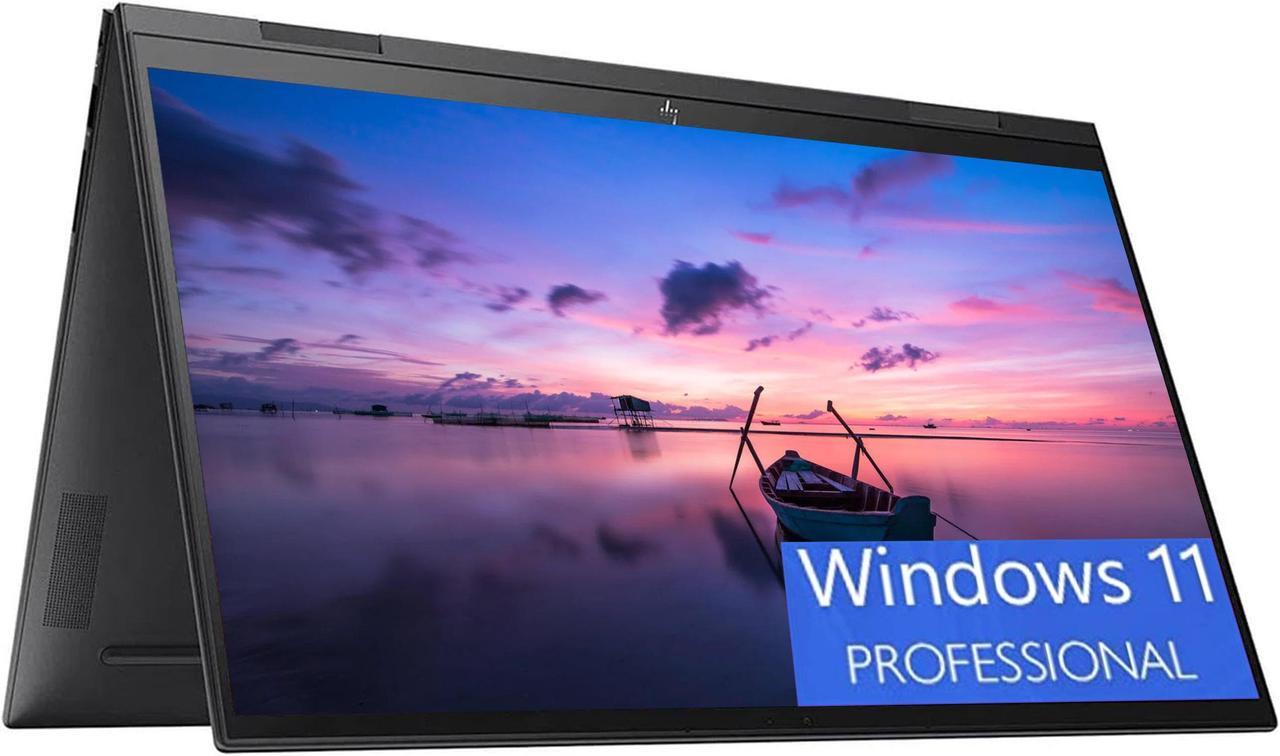 Main image of HP ENVY x360 15 Laptop, 15.6" FHD Touchscreen, AMD Ryzen 7 5825U Octa-Core processor, AMD Radeon Graphics, 16GB DDR4  1TB PCIe SSD, USB-C HDMI Fingerprint, Windows 11Pro