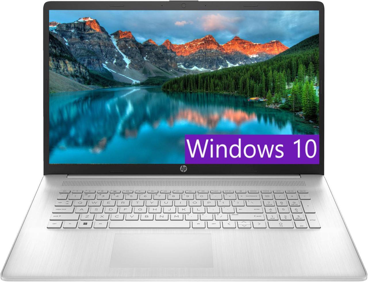 Main image of HP 17 Laptop, 17.3" HD+ Touchscreen Display, AMD Ryzen 5 7530U 6 cores Processor, AMD Radeon Graphics, 32GB DDR4  2TB PCIe SSD, Wi-Fi 6, HDMI, Backlit KB, Webcam, Windows 10