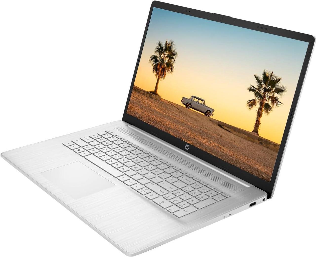 Alt view image 4 of 5 - HP 17 Laptop, 17.3" HD+ Touchscreen Display, AMD Ryzen 5 7530U 6 cores Processor, AMD Radeon Graphics, 32GB DDR4  2TB PCIe SSD, Wi-Fi 6, HDMI, Backlit KB, Webcam, Windows 10
