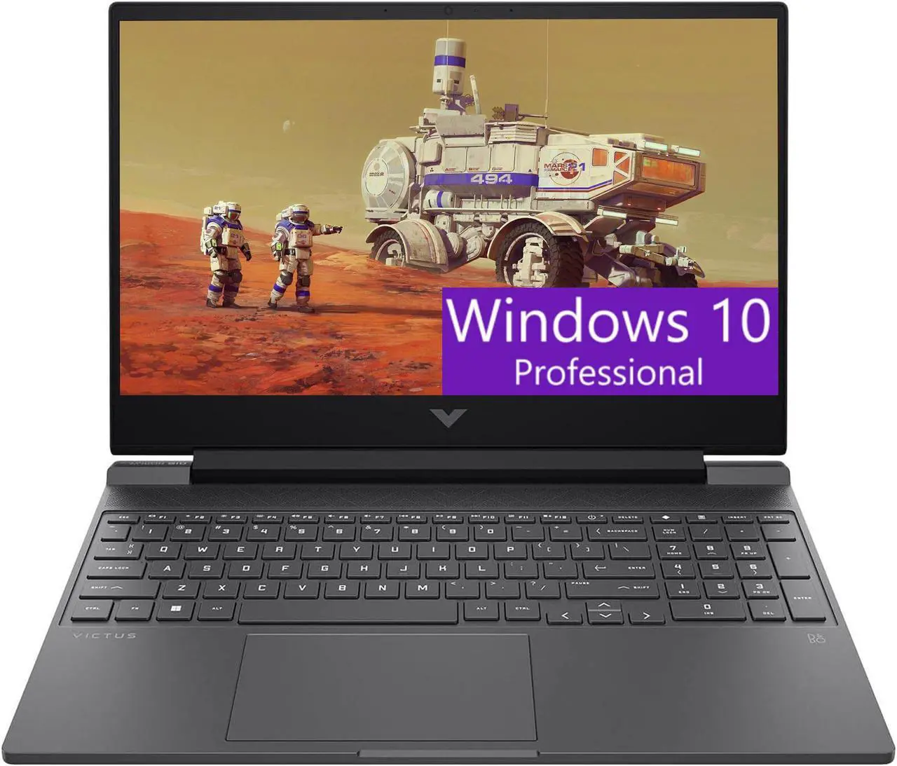 Main image of HP Victus 15 Gaming Laptop, 15.6" FHD 144Hz Display, AMD Ryzen 5 7535HS 6 cores Processor, NVIDIA GeForce RTX 2050 4GB GDDR6, 32GB DDR5  1TB PCIe SSD, Backlit Keyboard, Windows 10P