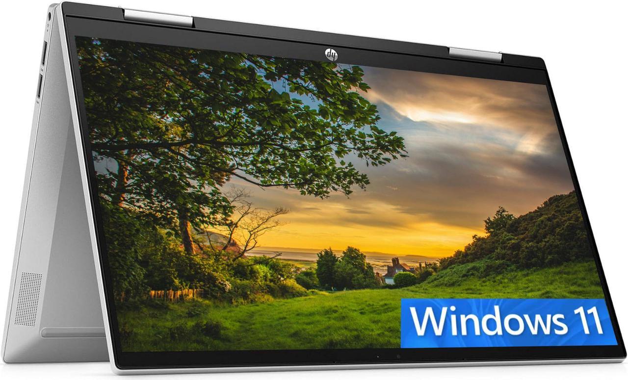 Main image of HP Pavilion x360 14 Laptop, 14" FHD Touchscreen, Intel Core i5-1235U 10 Cores Processor, Intel Iris Xe Graphics, 32GB DDR4  1TB PCIe SSD, Wi-Fi 6 and Bluetooth, Windows 11H