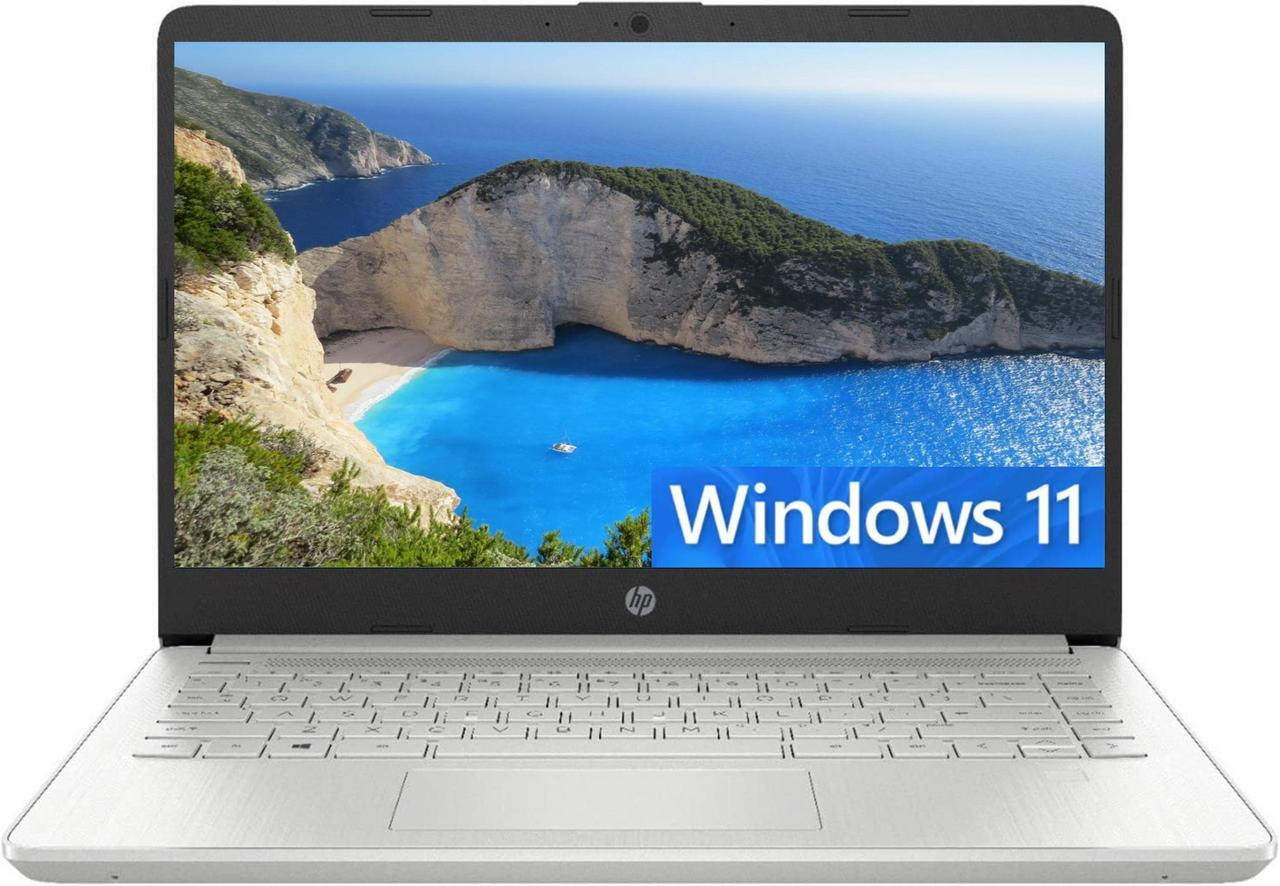 Main image of HP 14 Laptop, 14" Full HD Display, Intel Core i3-1115G4 Dual-Core Processor, Intel UHD Graphics, 36GB DDR4  1TB PCIe SSD, Webcam, WiFi, Bluetooth, Windows 11H