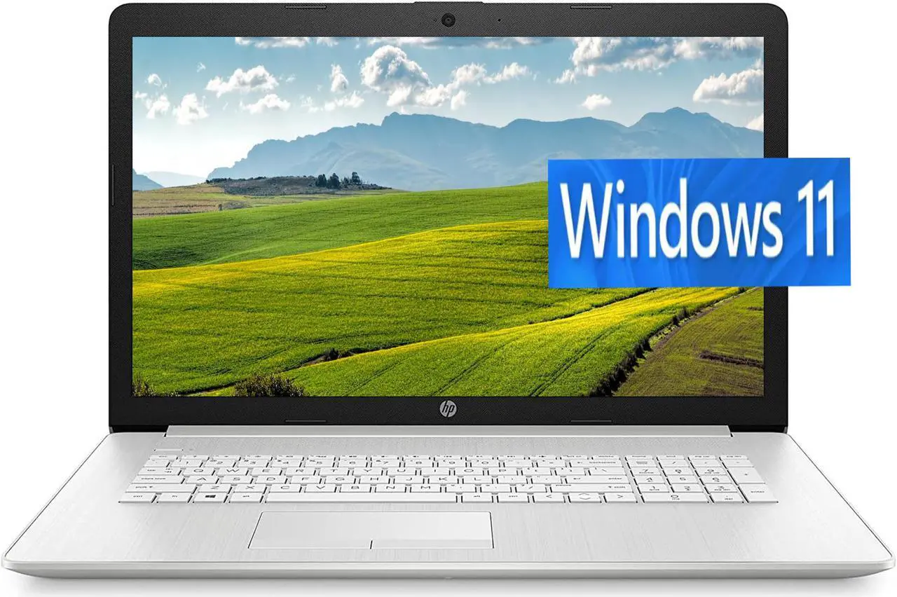 Main image of HP 17 Business Laptop, 17.3" Full HD Display, 11th Gen Intel Core i3-1115G4 Dual-Core, Intel UHD Graphics, 16GB DDR4  512GB PCIe SSD, HDMI, Wi-Fi, Bluetooth, Webcam, Windows 11