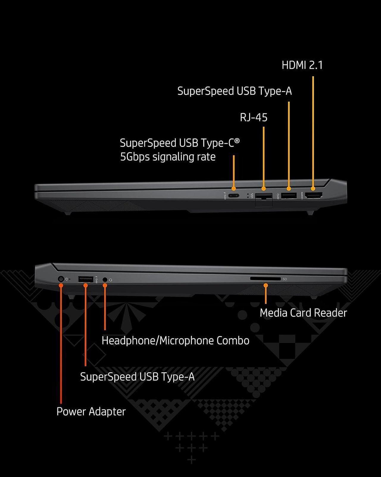 Alt view image 5 of 5 - HP Victus 15 Gaming Laptop, 15.6" FHD IPS 144Hz, AMD Ryzen 7 5800H 8-Core,  NVIDIA GeForce RTX 3050 Ti 4GB Graphic, 16GB DDR4  512GB PCIe SSD, Backlit Keyboard, Bluetooth 5.2, Windows 11