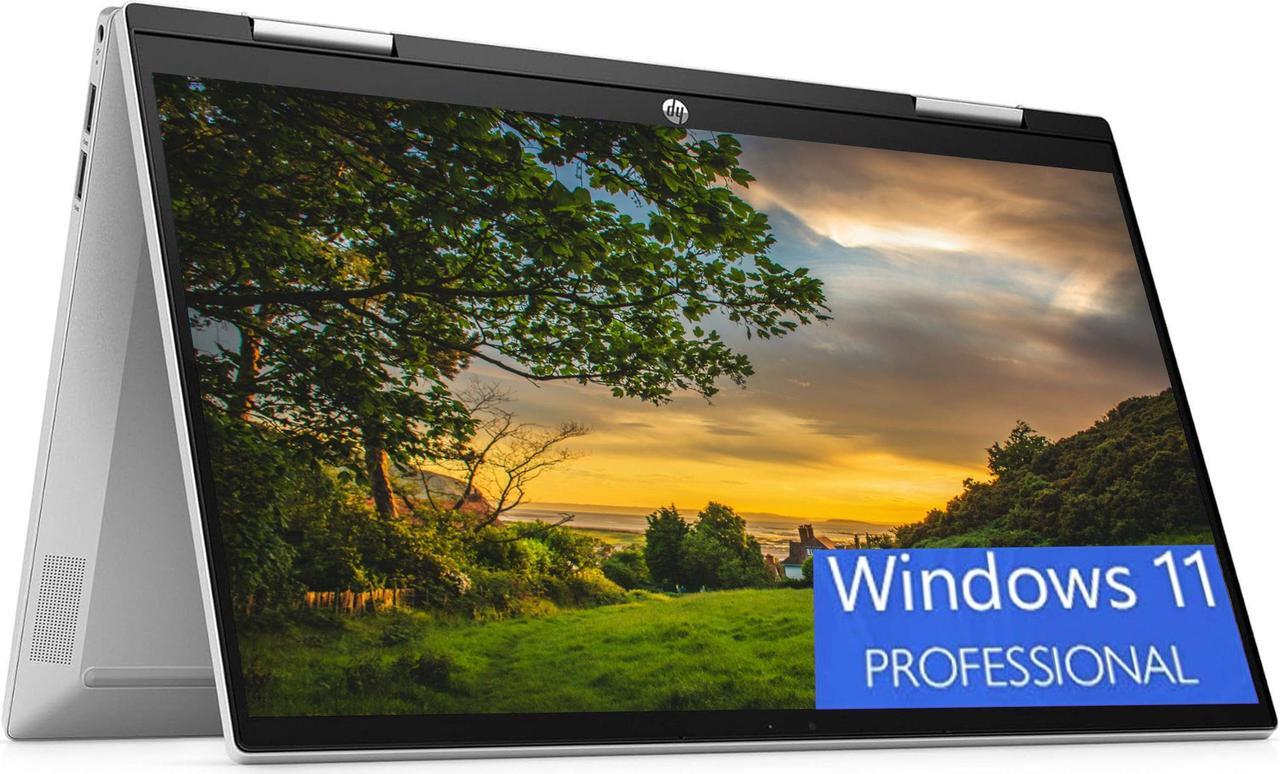 Main image of HP Pavilion x360 14 Laptop, 14" FHD Touchscreen, Intel Core i5-1235U 10 Cores Processor, Intel Iris Xe Graphics, 32GB DDR4  2TB PCIe SSD, Wi-Fi 6 and Bluetooth, Windows 11 Pro