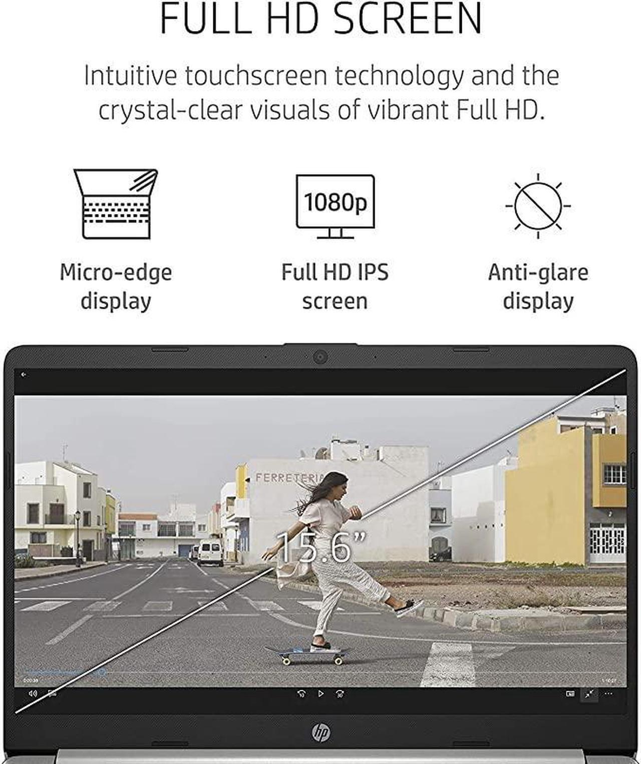 Alt view image 4 of 5 - HP 15 Laptop, 15.6" FHD (1920 x 1080) Display, 11th Gen Intel Core i5-1135G7 4 cores Processor, Intel Iris Xe Graphics, 12GB DDR4  512GB PCIe SSD, Bluetooth, HDMI, Windows 10 Pro