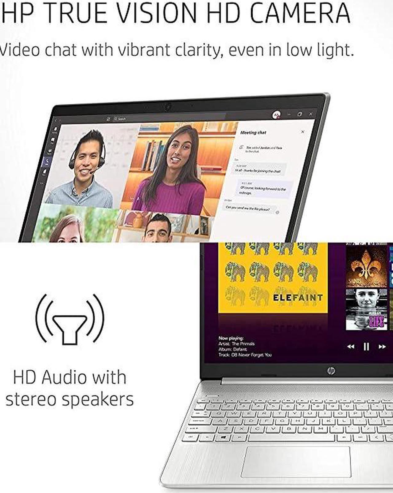 Alt view image 5 of 5 - HP 15 Laptop, 15.6" FHD (1920 x 1080) Display, 11th Gen Intel Core i5-1135G7 4 cores Processor, Intel Iris Xe Graphics, 12GB DDR4  512GB PCIe SSD, Bluetooth, HDMI, Windows 10 Pro