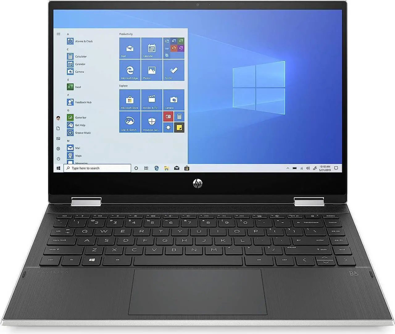 Alt view image 2 of 5 - HP Pavilion x360 Convertible 2-in-1 14 Laptop, 14" FHD (1920 x 1080) Touchscreen, Intel Core i5-1135G7 Quad-core, Iris Xe Graphics, 32GB DDR4  512GB PCIe SSD, Wi-Fi 6 and Bluetooth 5, Windows 10H