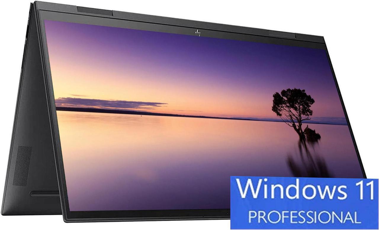 Main image of HP ENVY x360 15 Laptop, 15.6" FHD Touchscreen, AMD Ryzen 7 5825U Octa-Core processor, AMD Radeon Graphics, 32GB DDR4  1TB PCIe SSD, USB-C HDMI Fingerprint, Windows 11 Pro