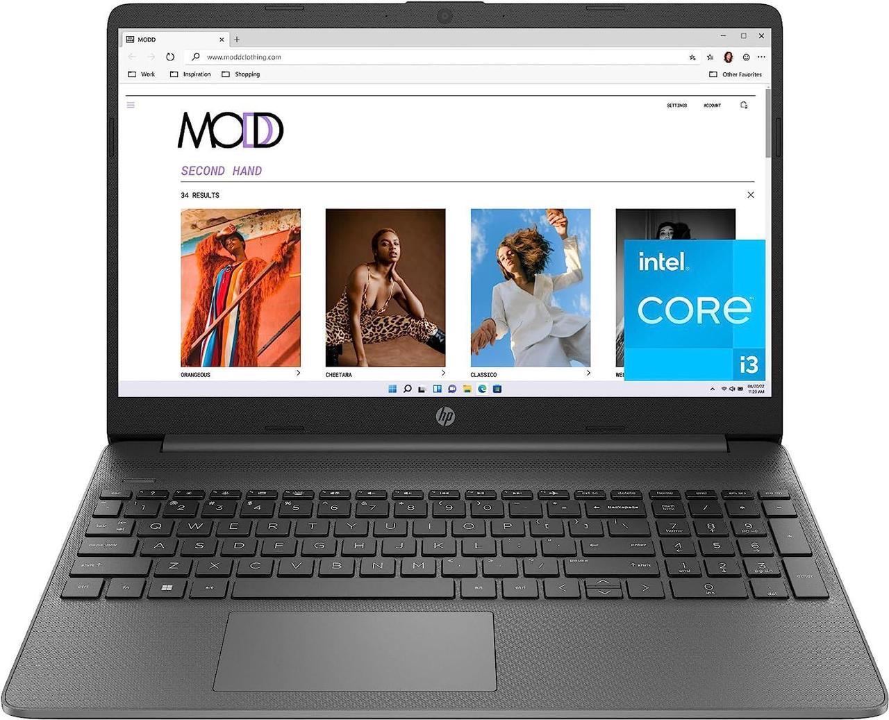 Alt view image 2 of 7 - HP 15 Lightweight Laptop, 15.6" FHD (1920 x 1080) Display, Intel Core i3-1215U 6 cores Processor, Intel UHD Graphics, 20GB DDR4  512GB PCIe SSD, Wi-Fi 6 + Bluetooth. 5.1, Windows 10H
