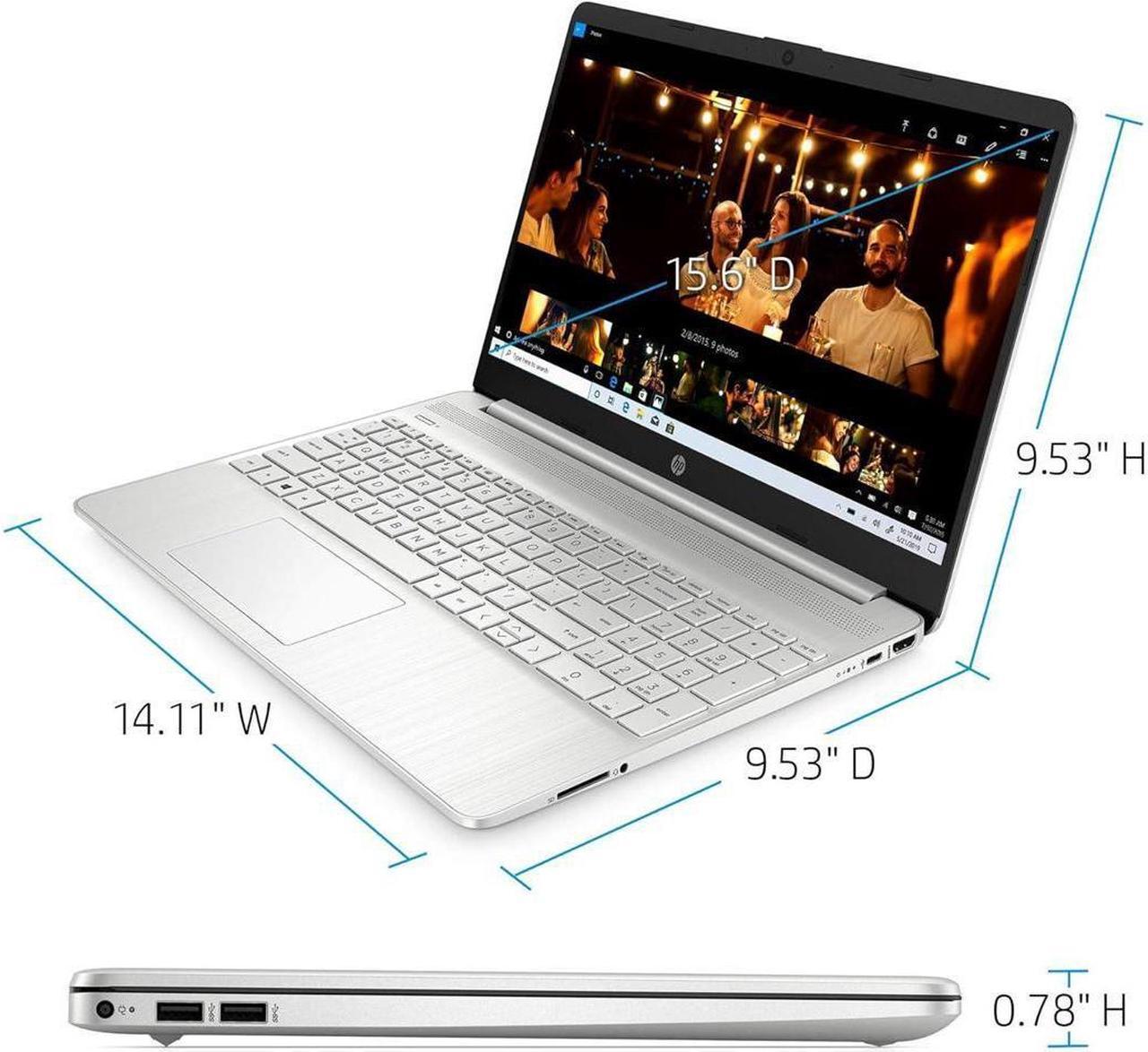 Alt view image 6 of 6 - HP 15 Laptop, 15.6" HD Touchscreen, AMD Ryzen 3 3250U Dual-Core Processor, AMD Radeon Graphics, 20GB DDR4  512GB PCIe SSD, 720p Webcam, WiFi, Windows 11 Pro