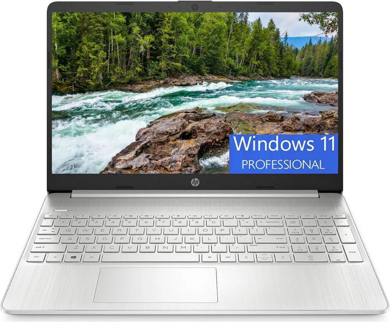 Main image of HP 15 Laptop, 15.6" HD Touchscreen, AMD Ryzen 3 3250U Dual-Core Processor, AMD Radeon Graphics, 36GB DDR4  2TB PCIe SSD, 720p Webcam, WiFi, Windows 11 Pro
