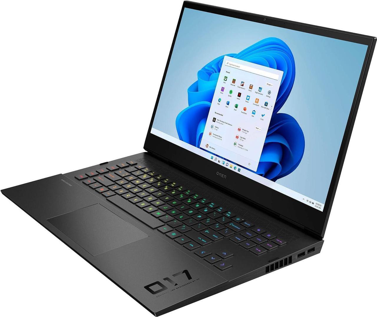 Alt view image 4 of 6 - HP OMEN 17 Gaming Laptop, 17.3" QHD 165Hz, Intel core i7-13700HX 16 cores Processor, GeForce RTX 4070 8GB GDDR6 Graphics, 16GB DDR5  512GB PCIe SSD, RGB backlit, Windows 11