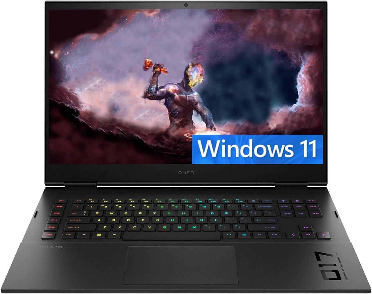 Main image of HP OMEN 17 Gaming Laptop, 17.3" QHD 165Hz, Intel core i7-13700HX 16 cores Processor, GeForce RTX 4070 8GB GDDR6 Graphics, 16GB DDR5  512GB PCIe SSD, RGB backlit, Windows 11