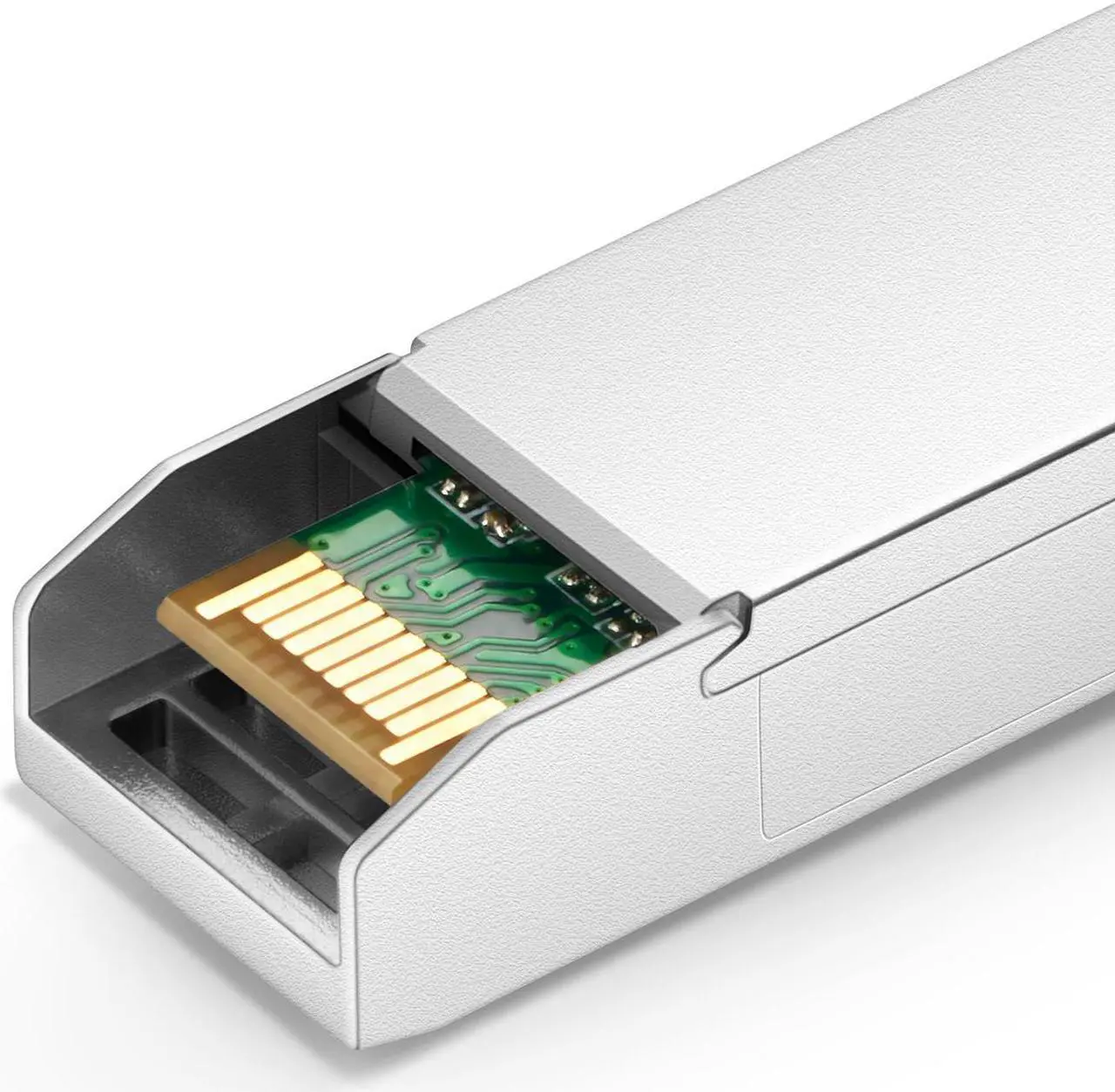 Alt view image 4 of 5 - QSFPTEK 10G SFP+ Module LC Single-Mode Transceiver 10GBASE-ZR for Cisco SFP-10G-ZR, Ubiquiti, Netgear, Mikrotik, D-Link, TP-Link, Broadcom, Linksys (1550nm, 80km, with DDM)