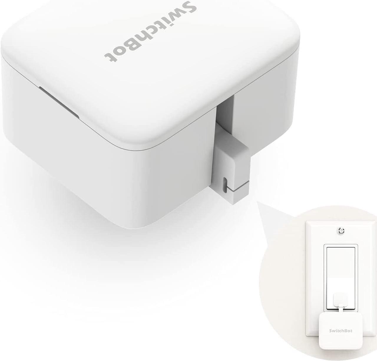 Main image of SwitchBot Smart Switch Button Pusher - No Wiring, Wireless App or Timer Control, Add SwitchBot Hub Mini to Make it Compatible with Alexa, Google Home, IFTTT (white)