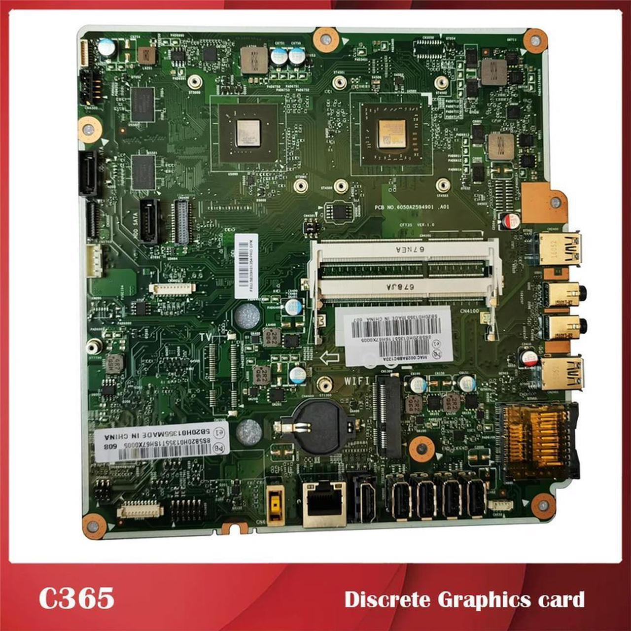 All in One Motherboard for for C365 5B20H01355 6050A2594901 CFT3S A6-6310 Discrete Graphics Card Fully Tested