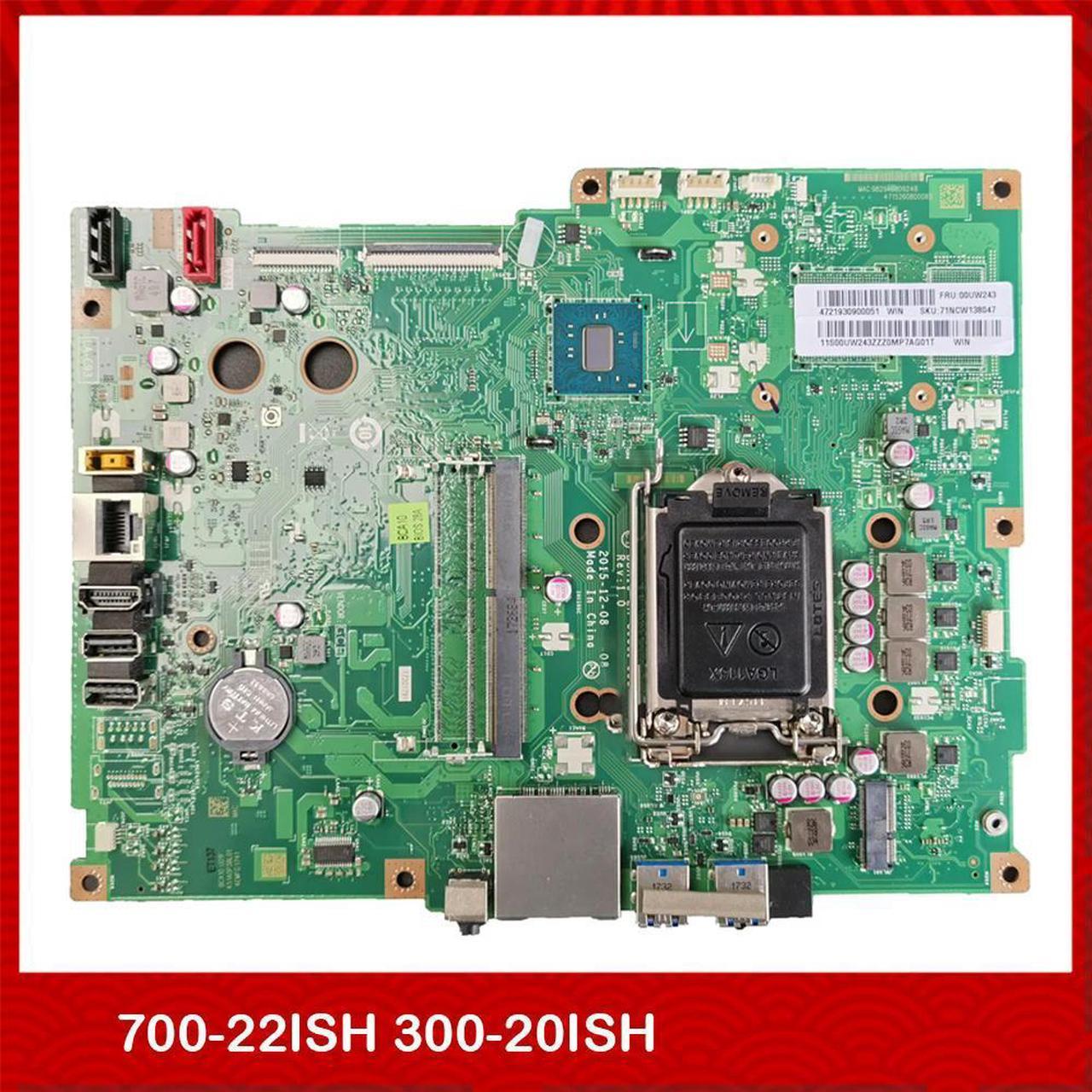 All-In-One Motherboard For 700-22ISH 300-20ISH LA-C933P 00UW140 00UW243 Test Good