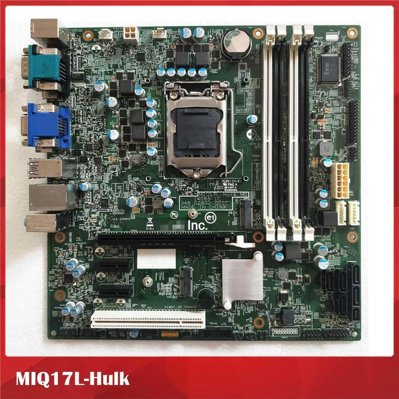 Desktop Motherboard For MIQ17L MIQ17L-Hulk LGA1151 D4 Test Good