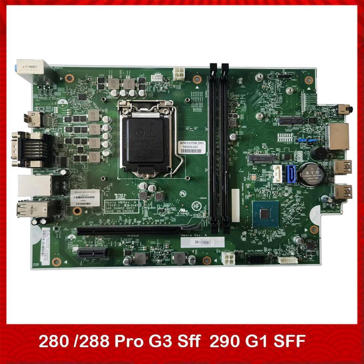 Desktop Motherboard For Bd Sys 280 288 Pro G3 Sff  L17655-001 942033-001 17519-1 Card Delivery After Testing