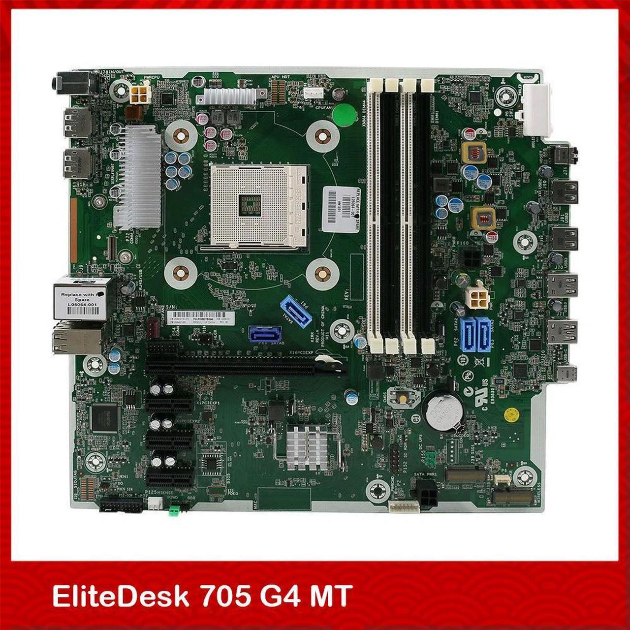 Desktop Motherboard For EliteDesk 705 G4 MT L05064-001 L03080-001 AM4 Test Good