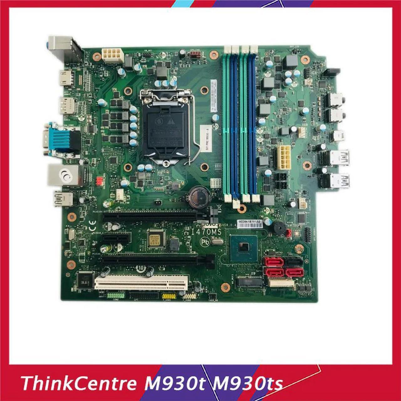 Desktop Motherboard For ThinkCentre M930t/s I470MS DDR4 Q470 Fully Tested Good