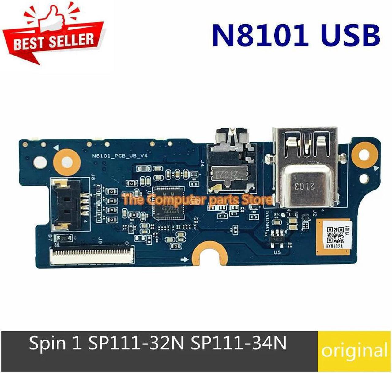 For Spin 1 SP111-32N SP111-34N Laptop USB Audio Port Board N8101