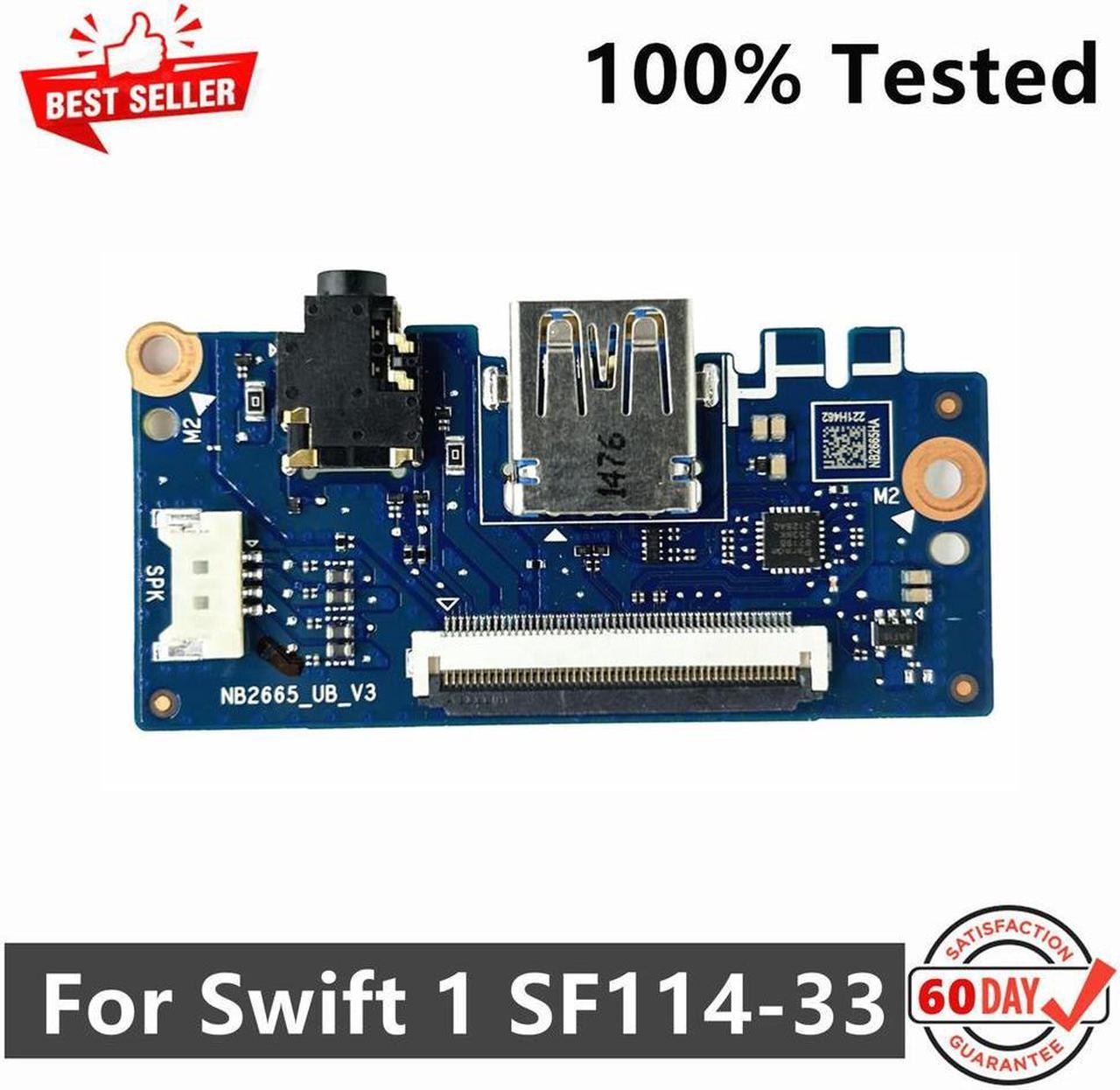 For Swift 1 SF114-33 Laptop USB 3.0 Audio Board NB2665 Full Test