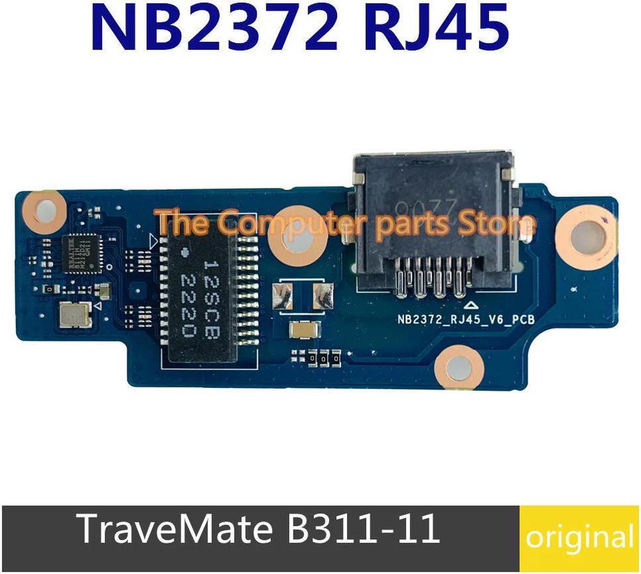 For TraveMate B311-11 B311R-31 Laptop NB2372 RJ45 Board Full Test