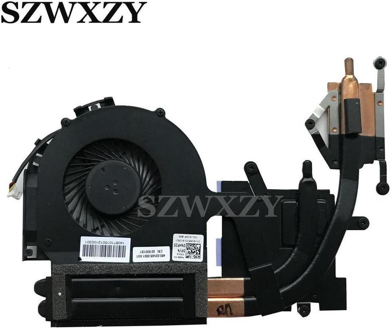 For Inspiron 7737 7746 CPU Cooling Heatsink Fan Assembly For Discrete Graphics NHP25 0NHP25 1 Year Warranty