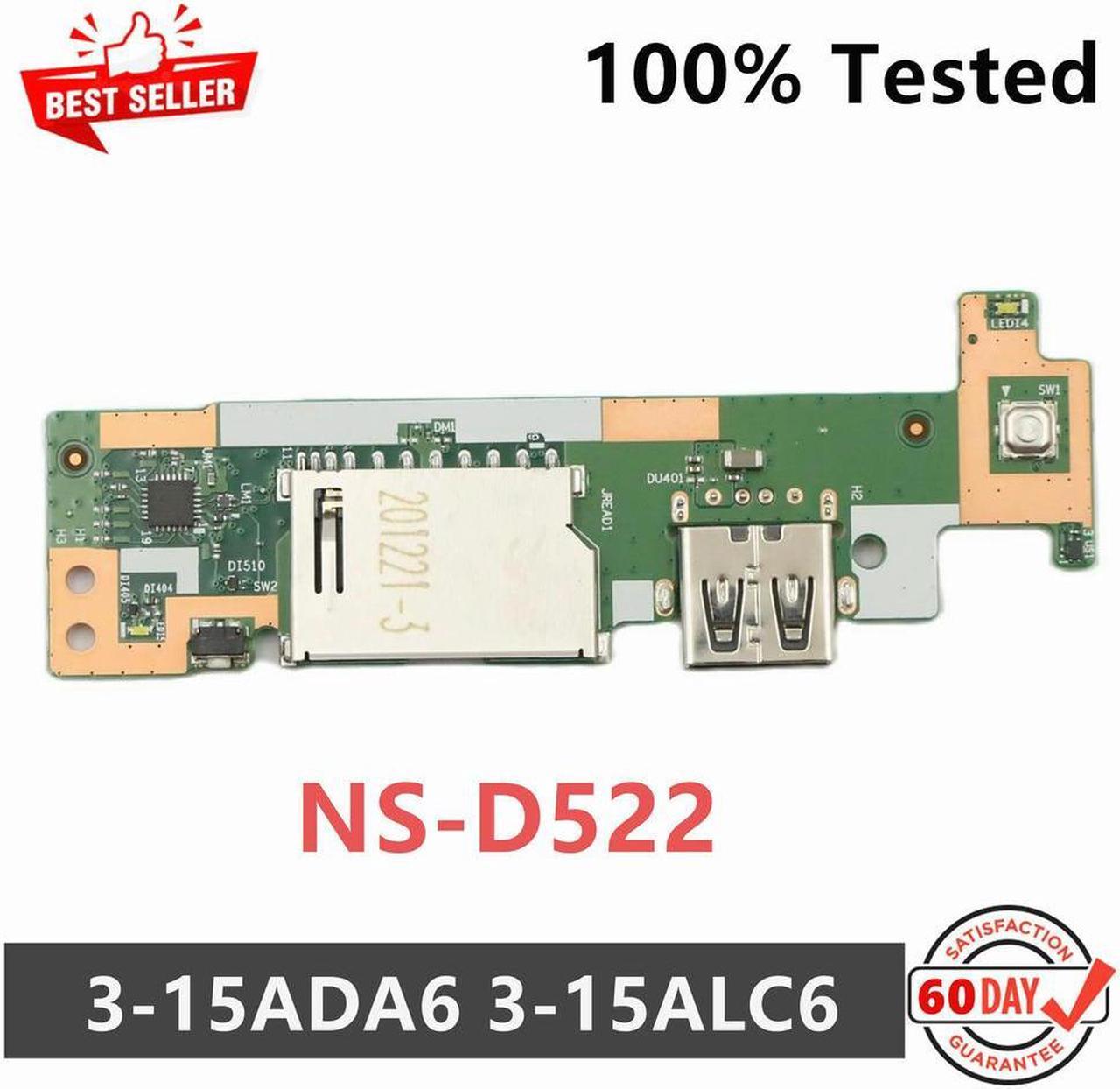 For 3-15ADA6 3-15ALC6 Laptop USB Switch Card Reader Board 5C50S25182 HS516 NS-D522