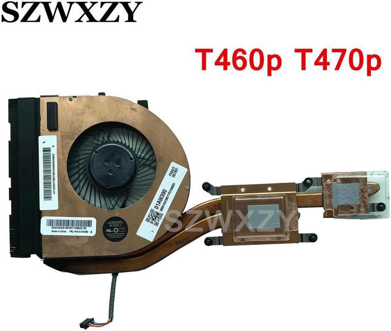 For T460P T470P CPU Cooling Fan Heatsink Radiator Cooler 01AW389 01AW390