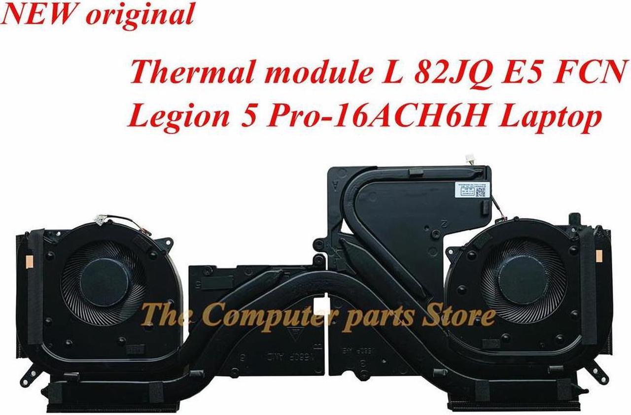 For Legion 5 Pro-16ACH6H R9000P Laptop CPU GPU Cooling Heatsink With Fan Cooler Radiator 5H40S20280