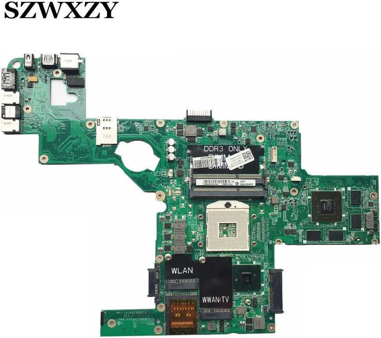 For L501X Laptop Motherboard NWF36 0NWF36 CN-0NWF36 DAGM6BMB8F0 GT435M/2GB DDR3 Support i7 Processor