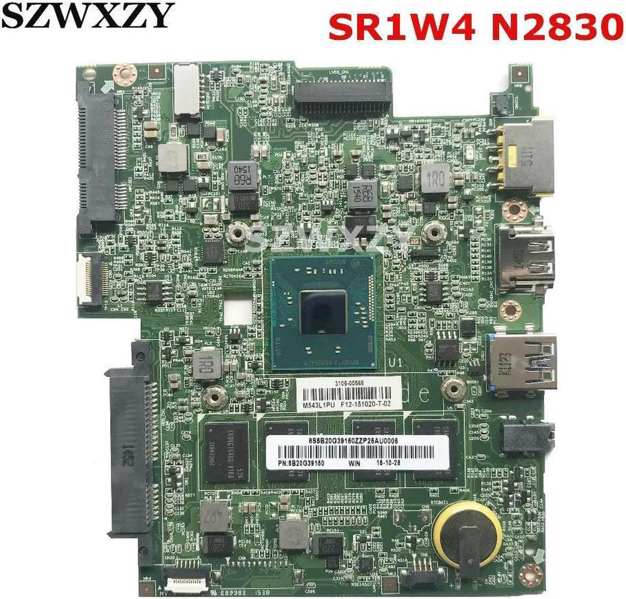 5B20G39150 For Flex10 Flex 10 W8P Laptop Motherboard With SR1W4 N2830 CPU BM5338 REV1.7