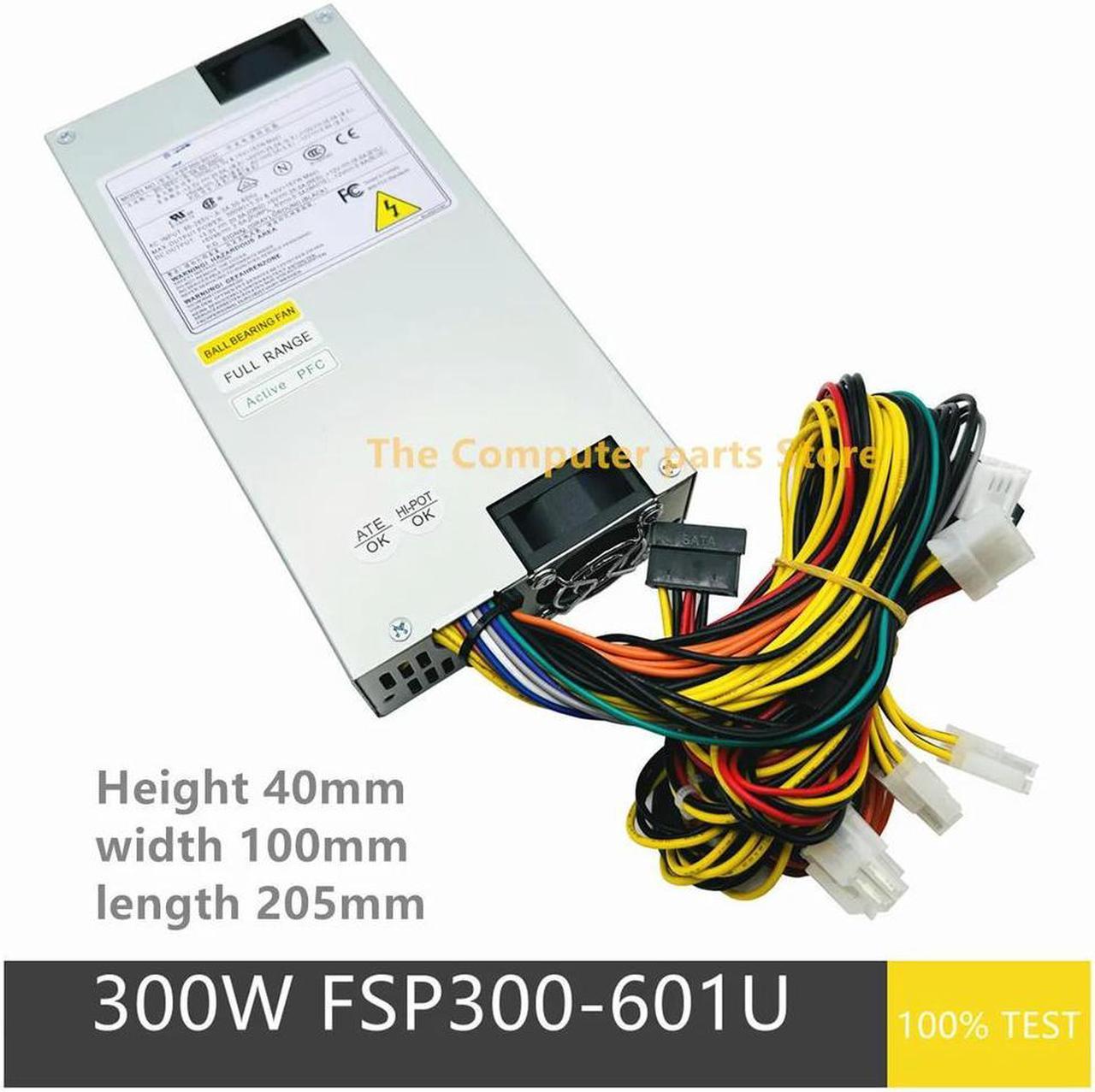 For FSP300-601U Sparkle Power 300W ATX12V 1U Switching Power Supply With Active PFC 24 Pin Connector