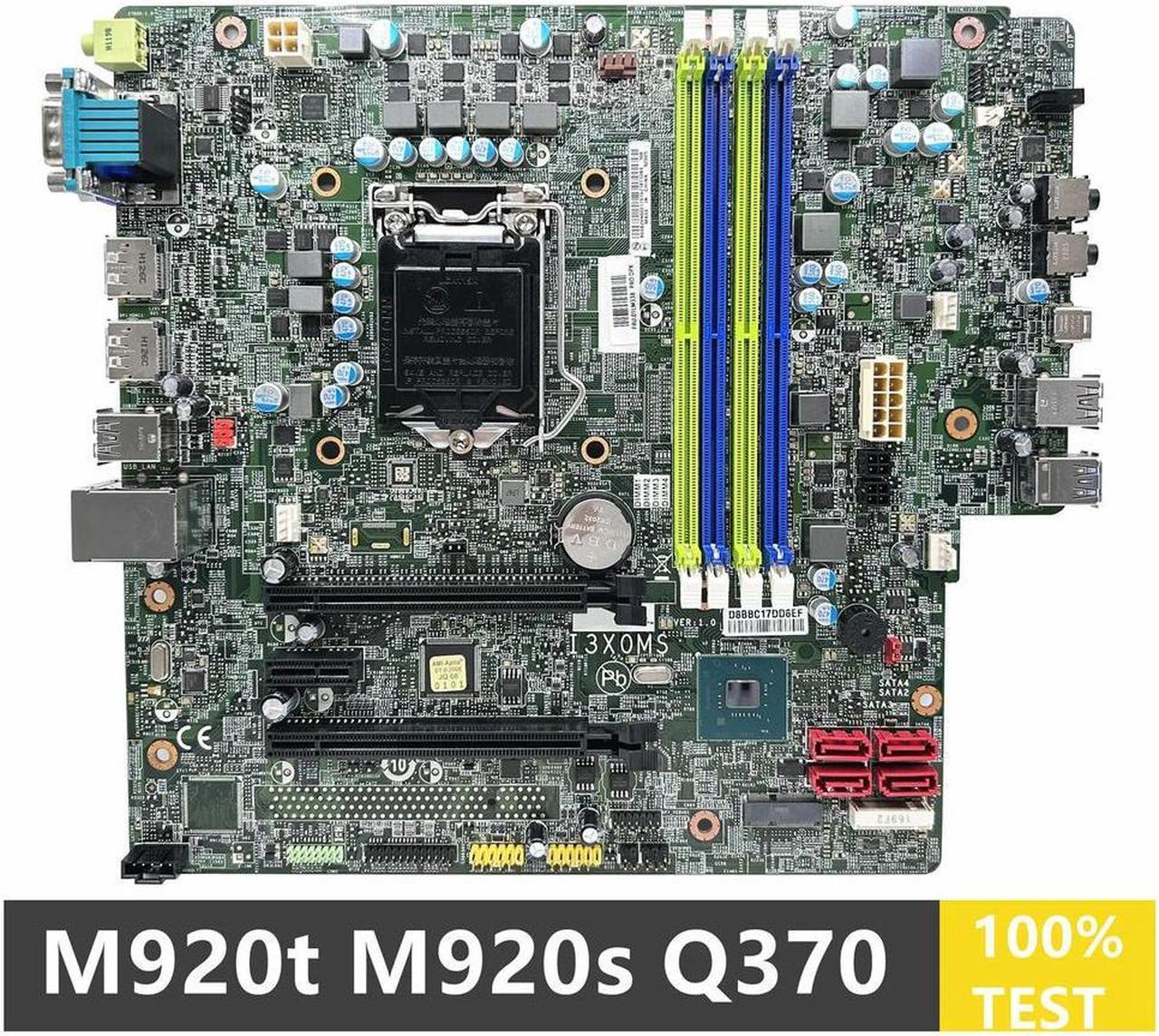 For ThinkCentre M920T M920S Q370 Deaktop Motherboard FRU 01LM338 I3X0MS LGA1151 DDR4 MB