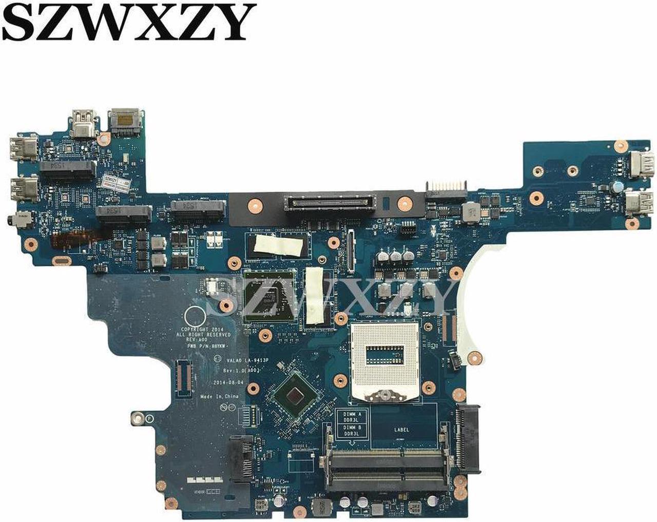 For Precision M2800 Laptop Motherboard CN-0PJWF2 0PJWF2 PJWF2 VALA0 LA-9413P With W4710M 2GB GPU