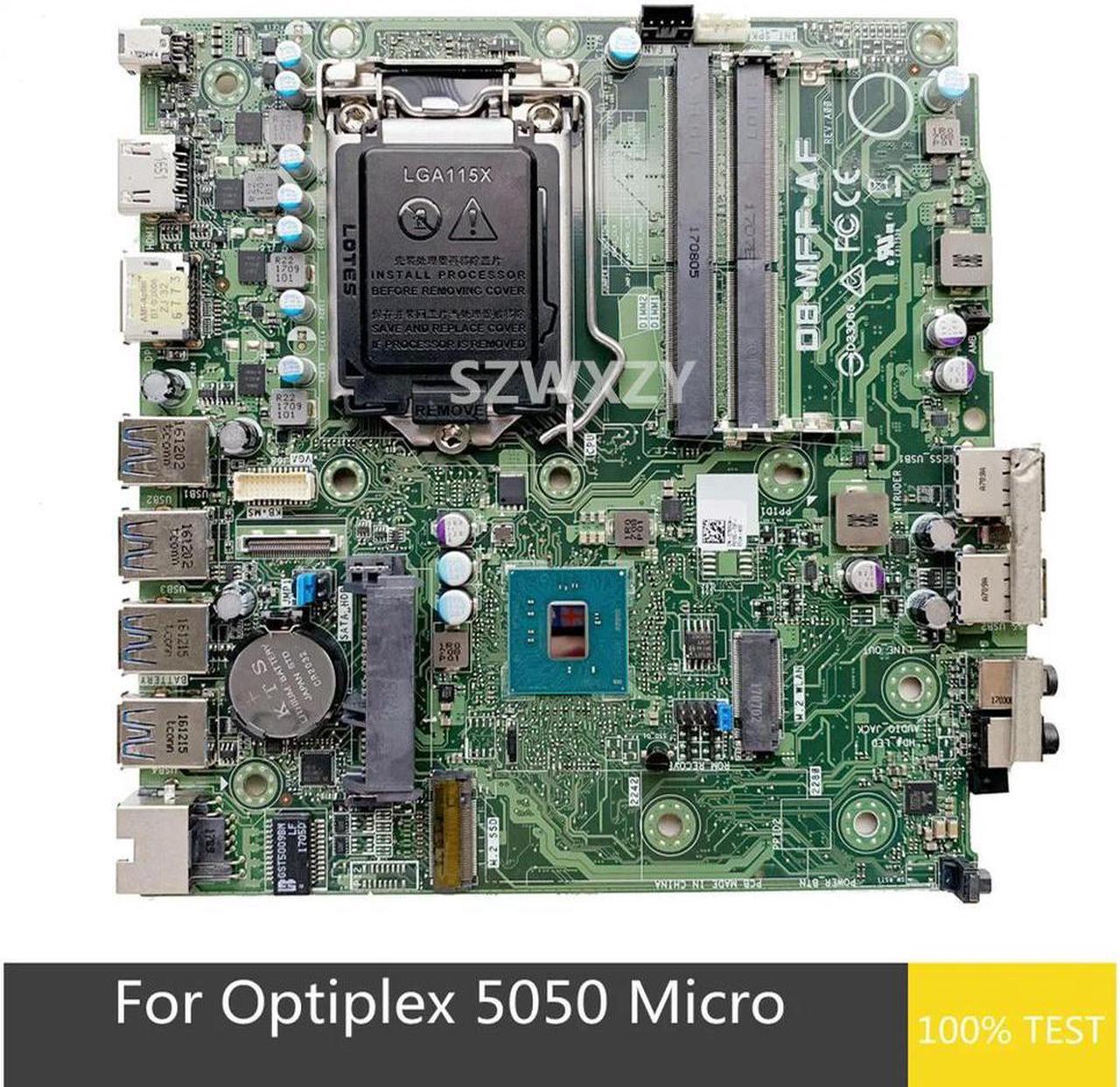 Main image of Optiplex 5050 Micro Motherboard D8-MFF-AF 782GW 0782GW Q270 Socket LGA 1151 DDR4