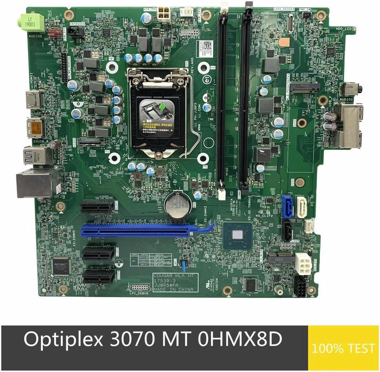 For Optiplex 3070 MT Desktop Motherboard CN-0HMX8D 0HMX8D HMX8D 17539-3 DDR4 LGA 1151 Full Tested