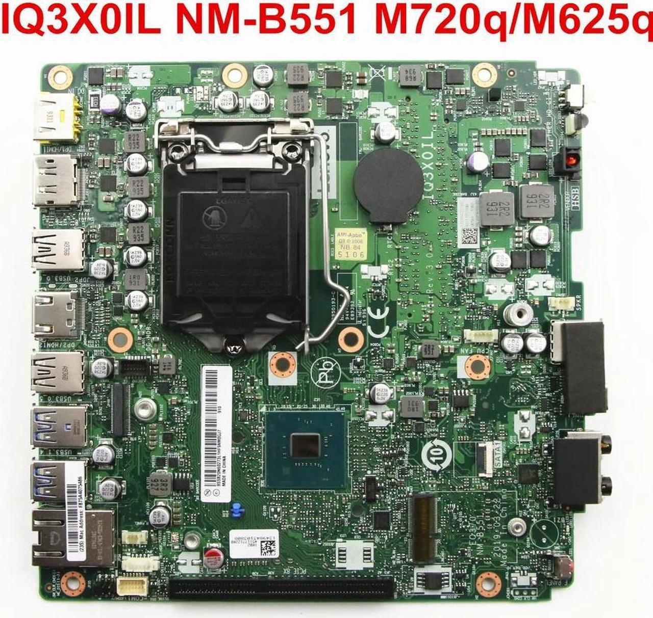 For ThinkCentre M720q M625q Desktop Motherboard EQ370 NM-B551 IQ3X0IL B360 FRU 5B20U53712