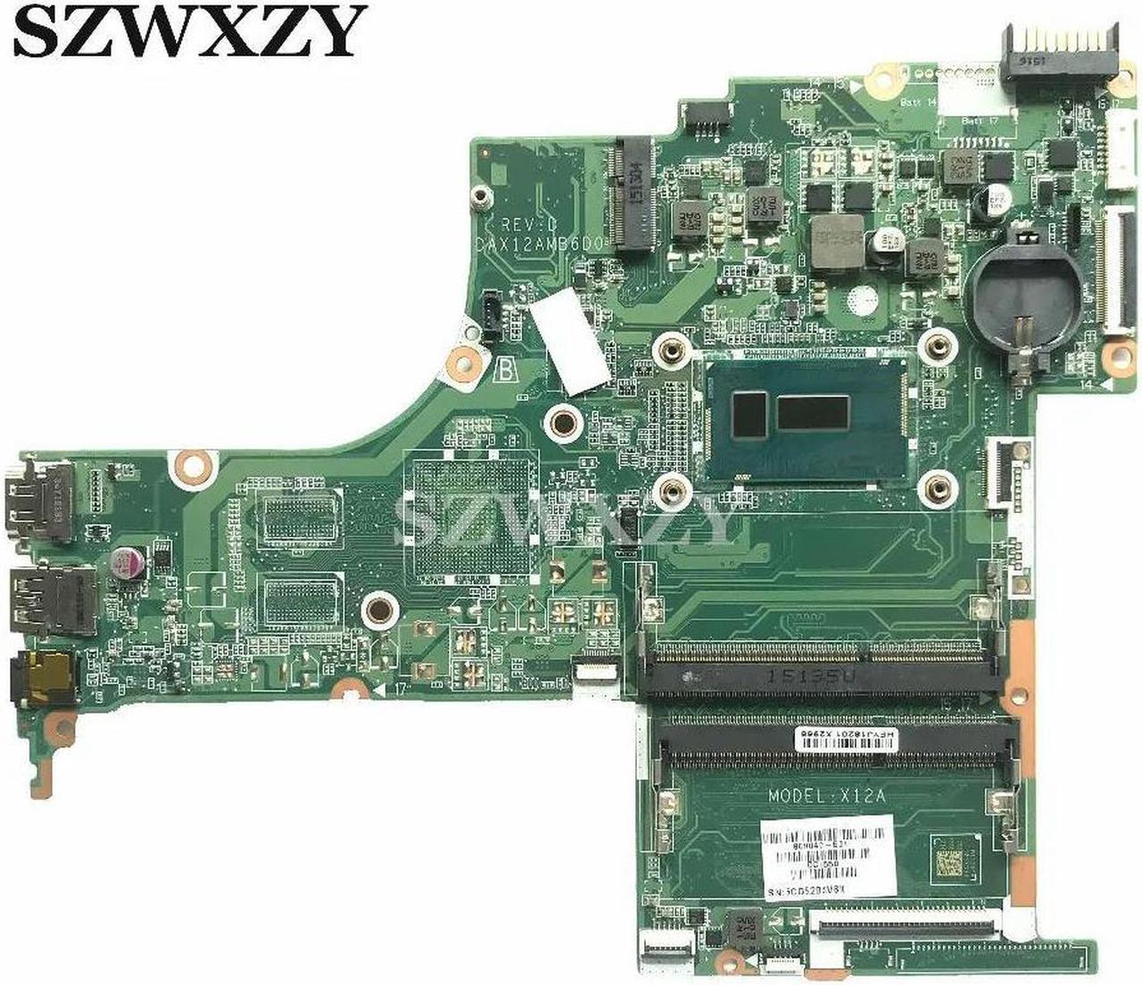 For Pavilion 15-AB Laptop Motherboard 809040-001 809040-501 DAX12AMB6D0 With i3-5010U Processor