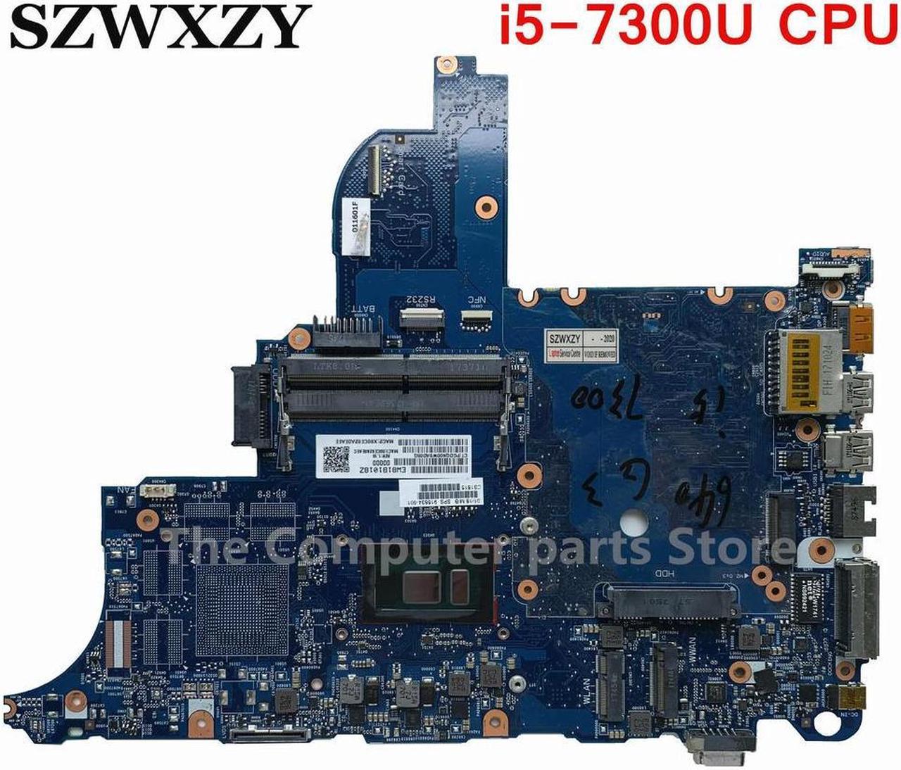 For 640 G3 650 G3 Laptop Motherboard With i5-7300U CPU DDR4 916834-601 916834-001 6050A2860101-MB-A01