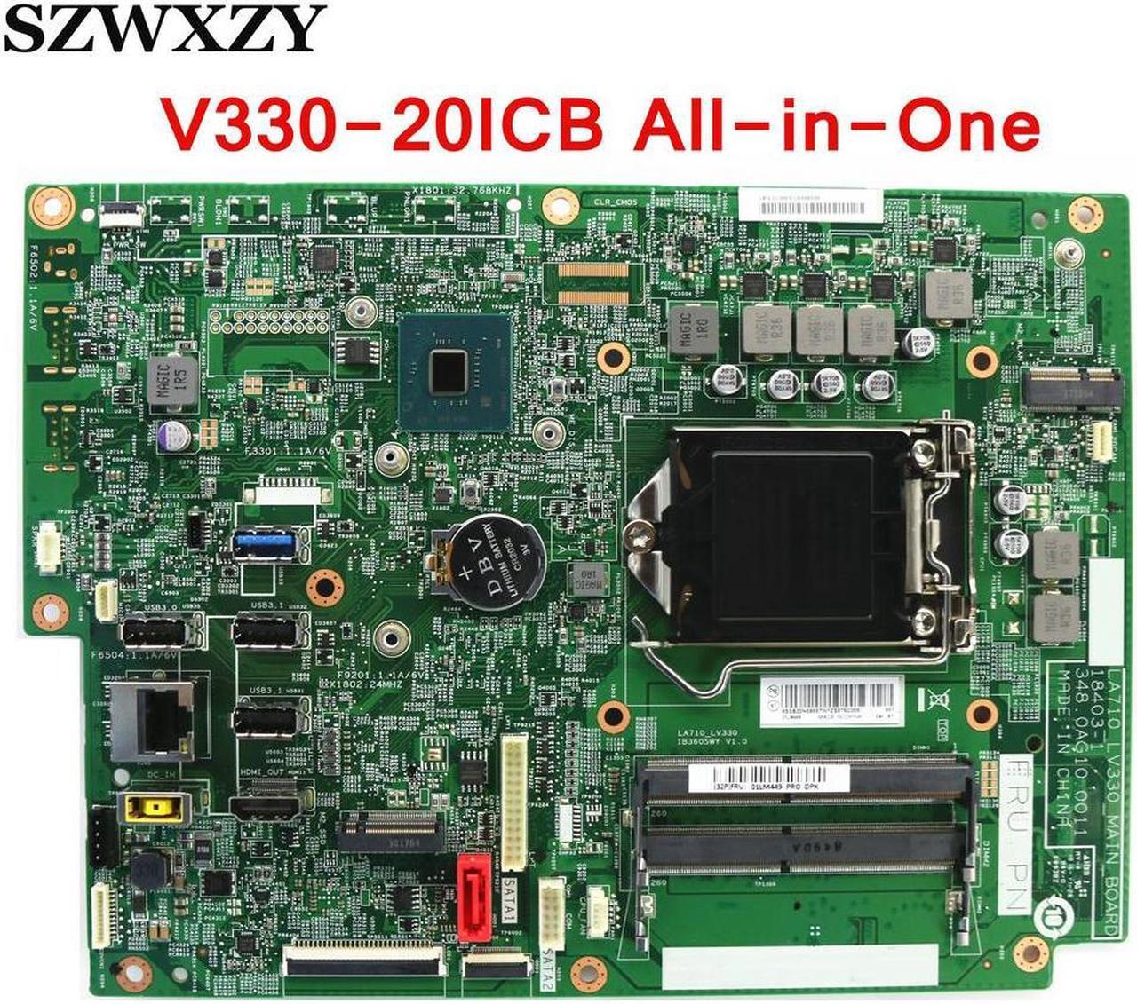 For V330-20ICB All-in-One AIO Motherboard B360 2D 348.0AG10.0011 01LM449 DDR4 LGA 1151