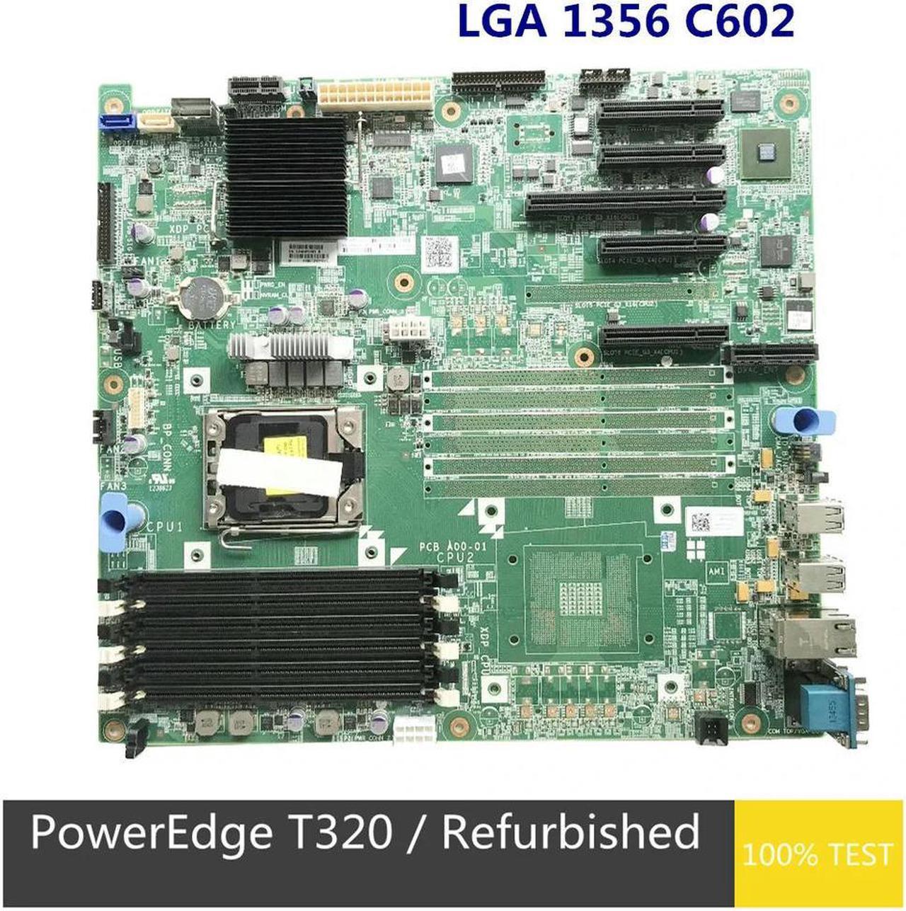 7C9XP For PowerEdge T320 Server System Board Motherboard CN-07C9XP 07C9XP 7MYHN W7H8C RCGCR LGA1356 C602