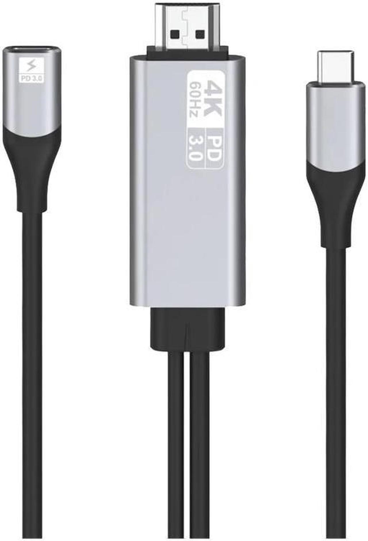 Main image of 4K@60Hz Type C to HDMI-Compatible Cable Screen Mirroring Device for Laptop Converter Adapter Screen Sharing Accessories