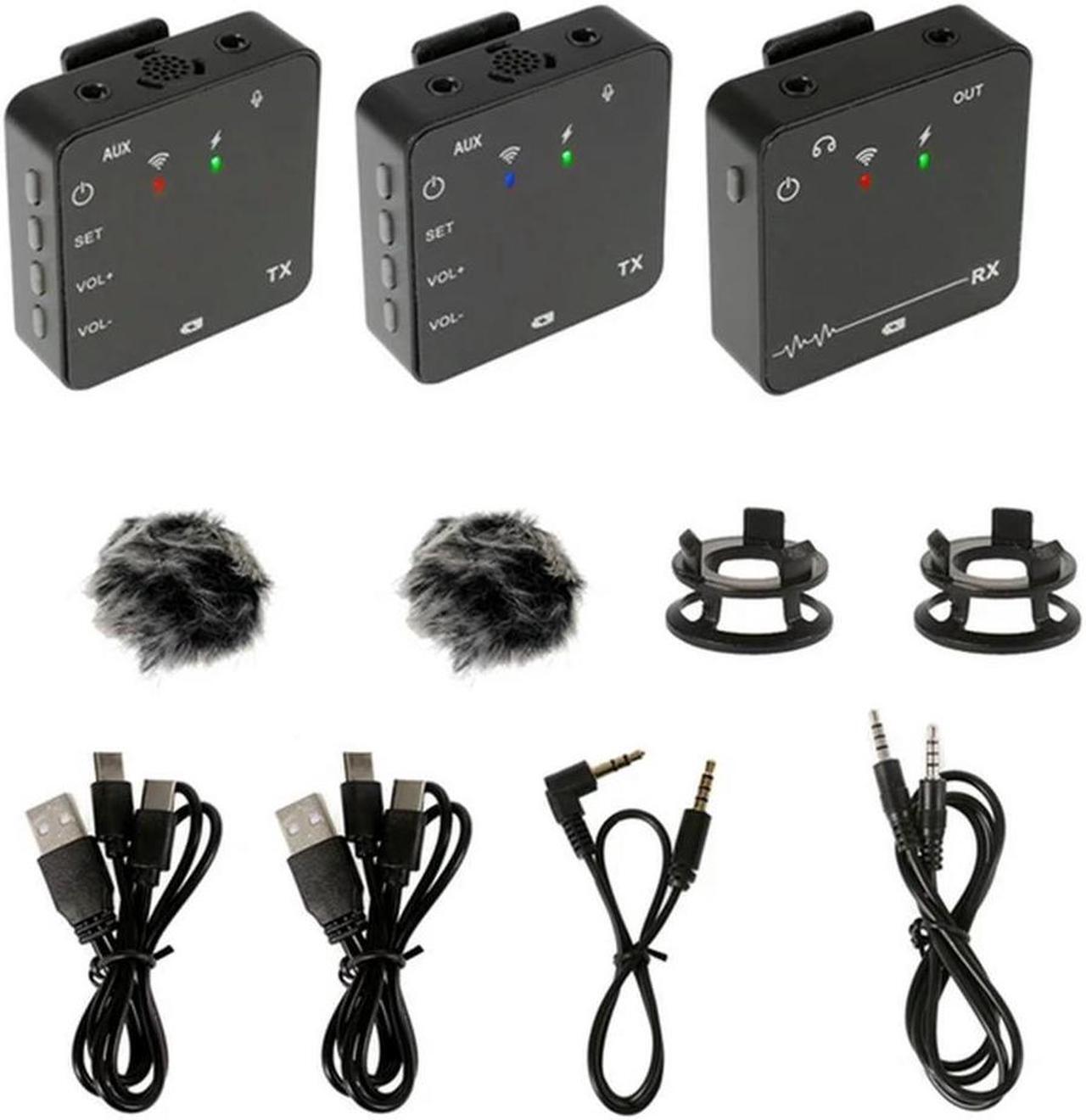 Main image of 2.4G Audio Wireless Lavalier Microphone For GO PRO II Camera Interview Live Recording For Mobilephone PC DSLR Camera
