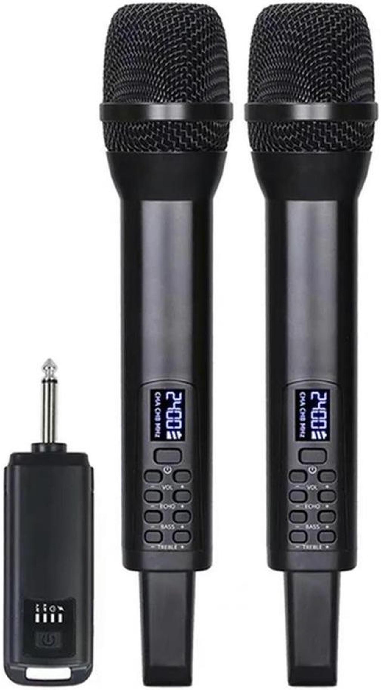 Main image of Karaoke Wireless Microphone Receiver Audio Singing Performance Echo Treble Bass 2.4G Wireless Handheld Microphone Durable