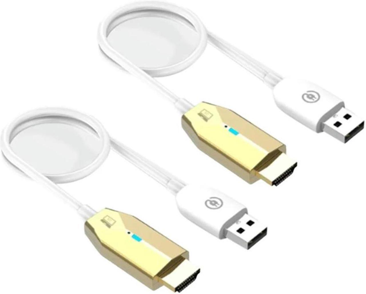 Main image of 5G 30M Wireless HDMI-Compatible Extender Cable Audio Video Transmitter&Receiver Display Adapter for Camera PC(Gold)
