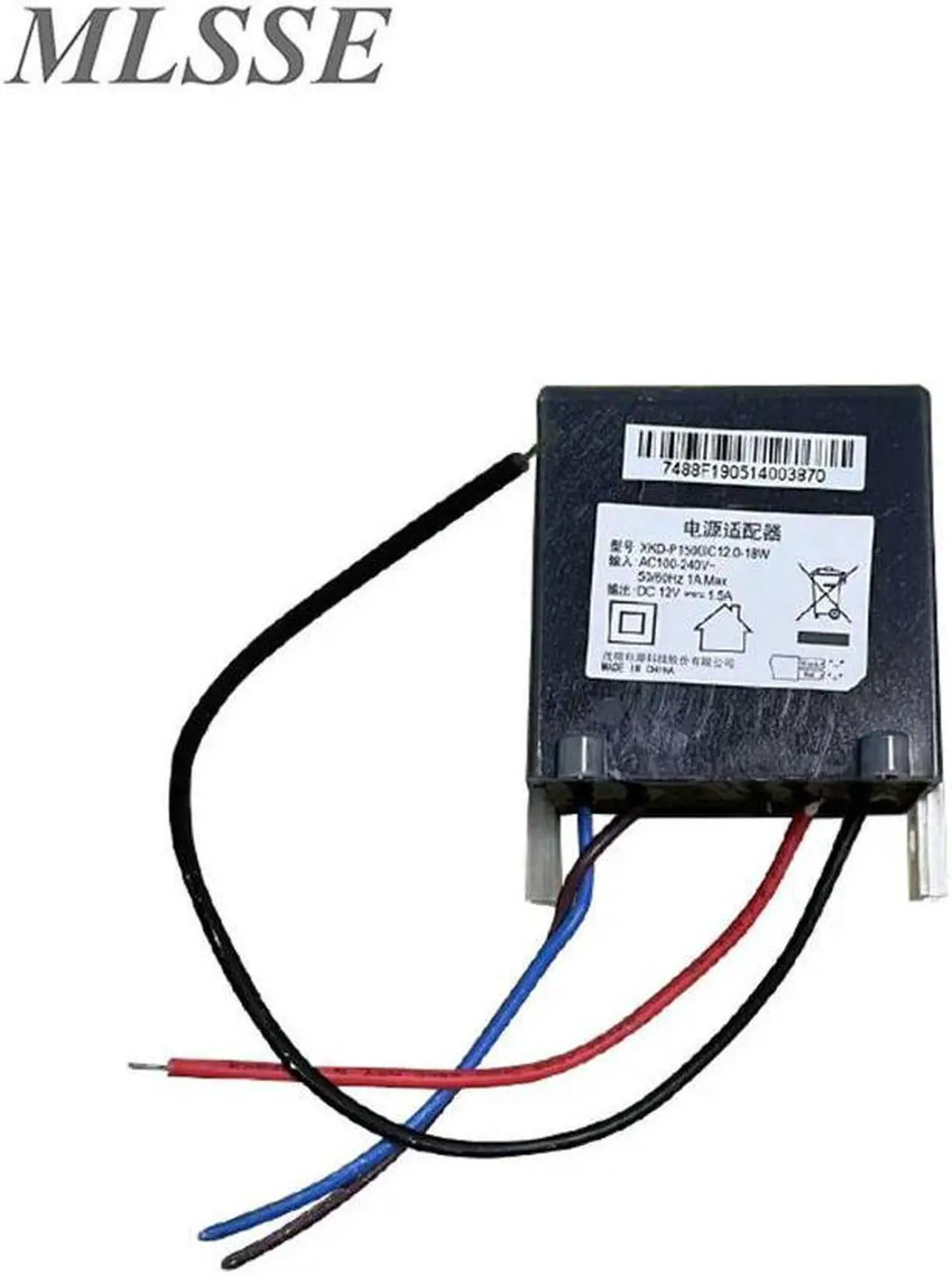 Main image of XKD-P1500IC12.0-18W AC/DC 12V 1.5A ADAPTOR Power Supply For WP660 662 670 674 676 GT2 GT3 Water Flosser Dental Irrigator